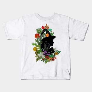 The Witch's Garden Silhouette Kids T-Shirt